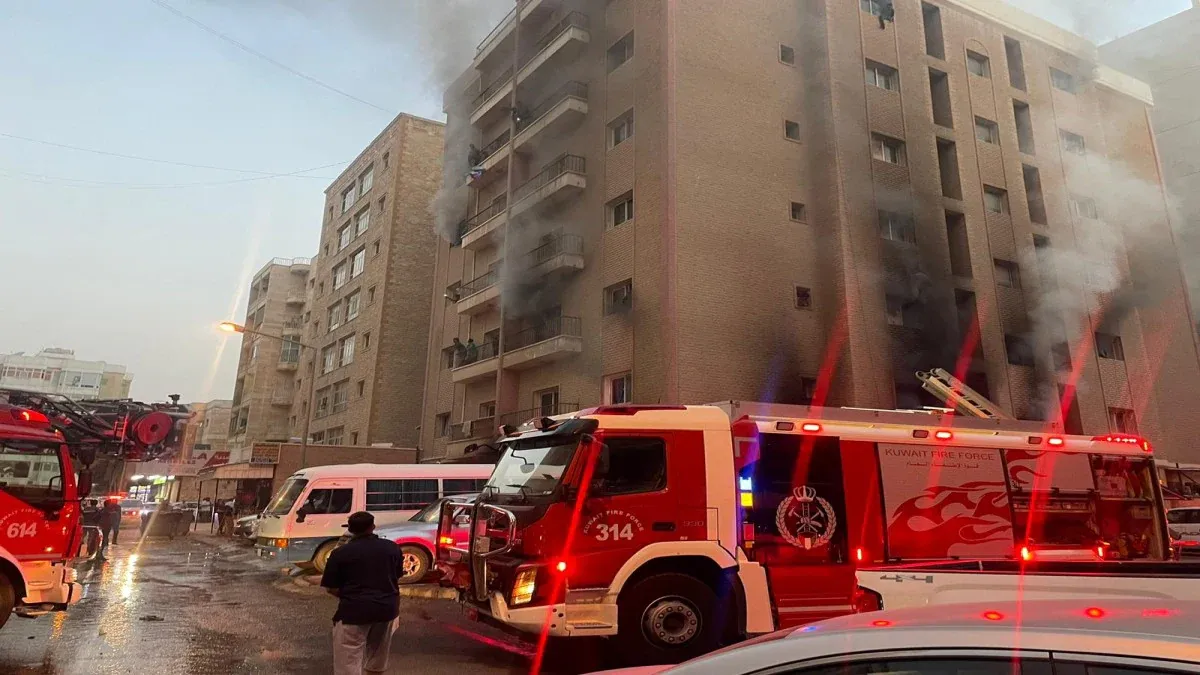 mangaf building fire
