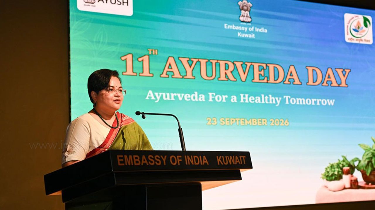 kuwait indian embassy ayurveda day