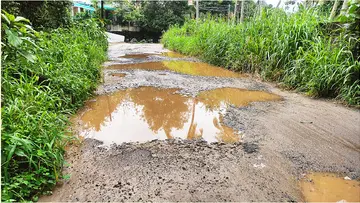 സൈനിക സ്കൂൾ വാർഡിലെ കുമഴിക്കര– -പുന്നാട്ട് ക്ഷേത്രം റോഡിലെ കുഴികൾ