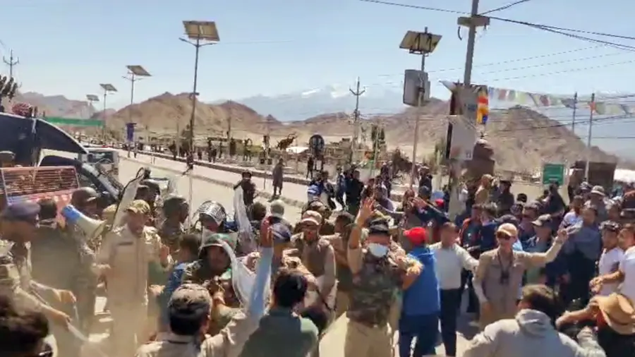 ladakh protest