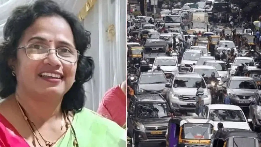 lady dies in ambulance stuck in traffic jam on mumbai