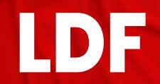 LDF protest group in Kozhikode on Thursday