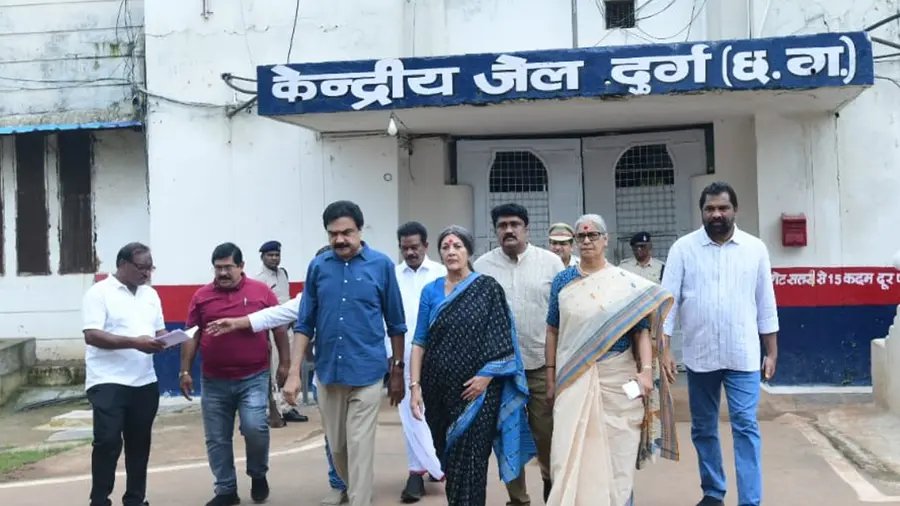 left delegation visit nuns