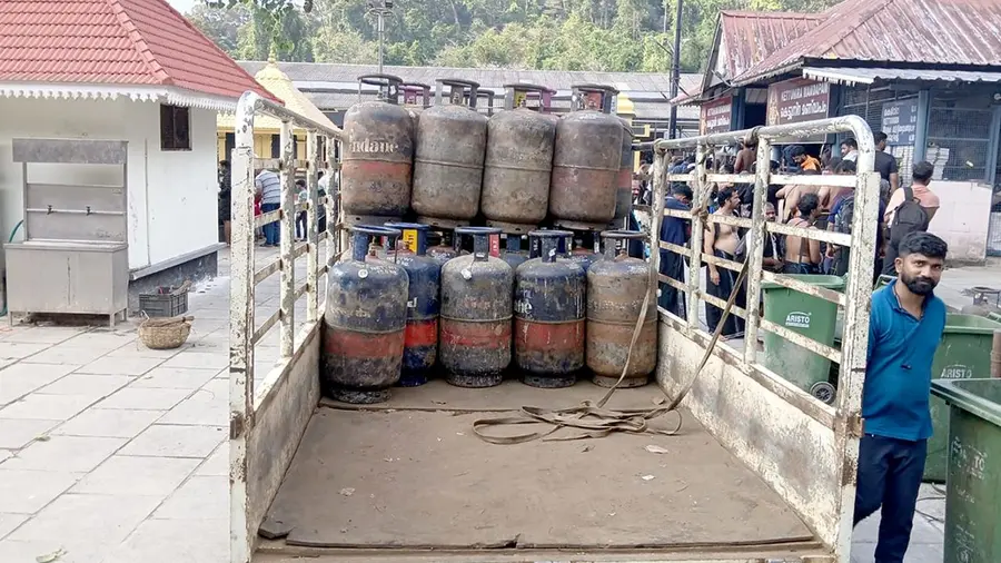 lpg in sabarimala