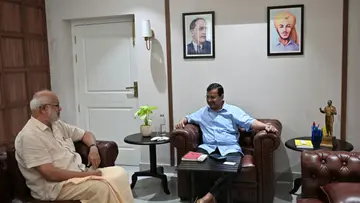 m a  baby Arvind Kejriwal meeting