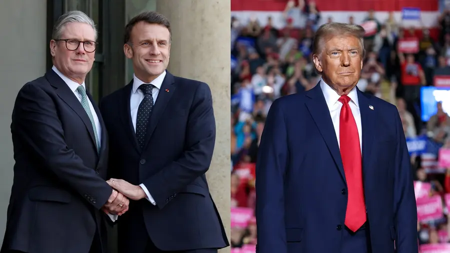 macron keir trump
