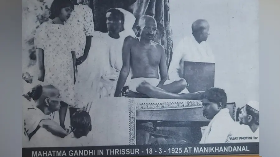 mahatma gandhi in thrissur