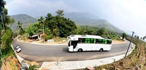 പ്രവൃത്തി പൂർത്തിയായ മലയോര ഹെെവേ 