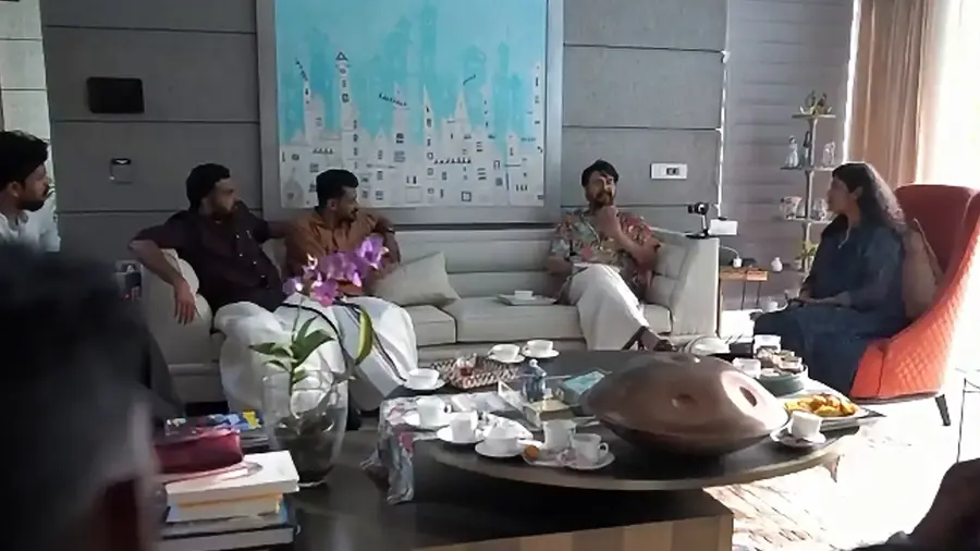 mammootty with sfi dyfi