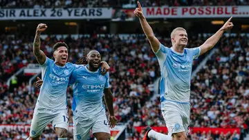 man City beat United In Manchester Derby