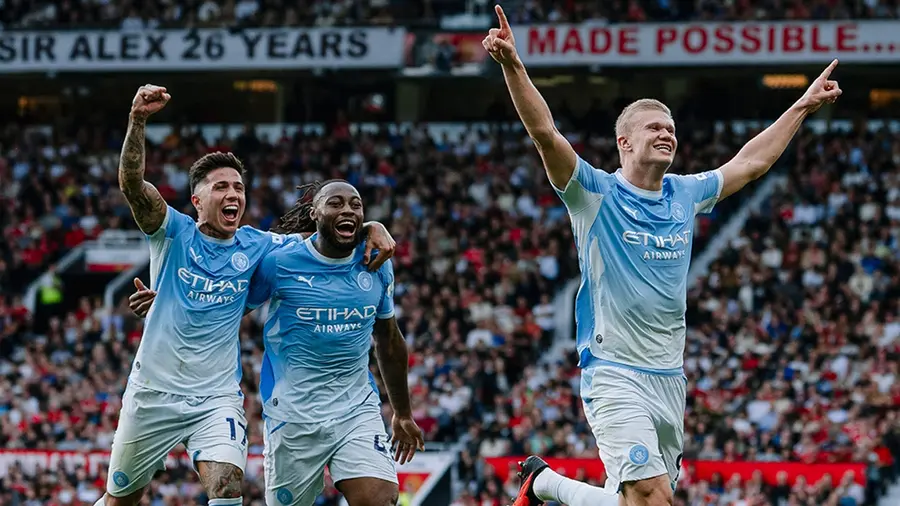 man City beat United In Manchester Derby