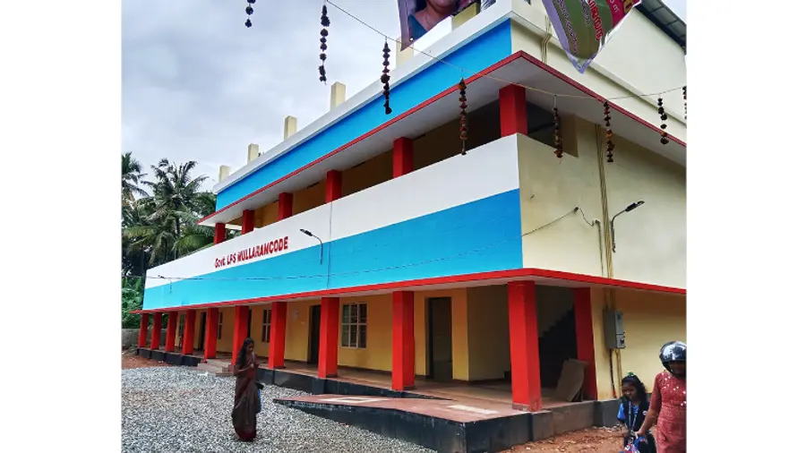 ഒരു കോടി രൂപ ചെലവിൽ നിർമിച്ച കല്ലമ്പലം മുള്ളറംകോട് ജിഎൽപി സ്കൂൾ മന്ദിരം