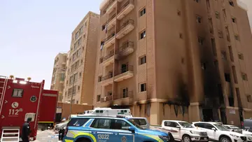 mangaf building fire