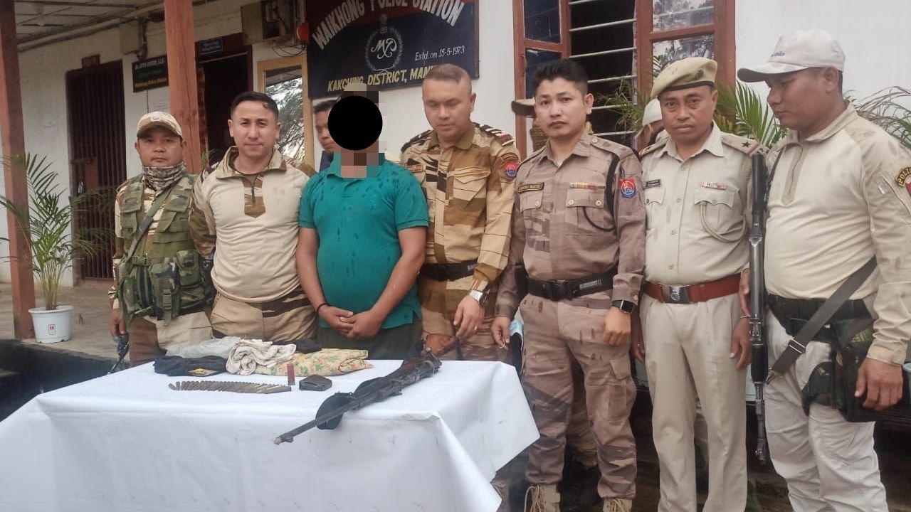 manipur firearms seized