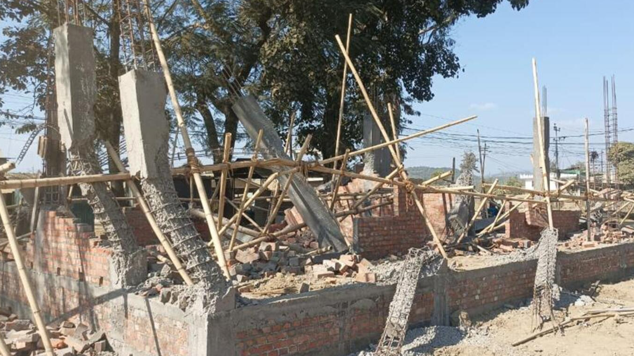 manipur school demolition