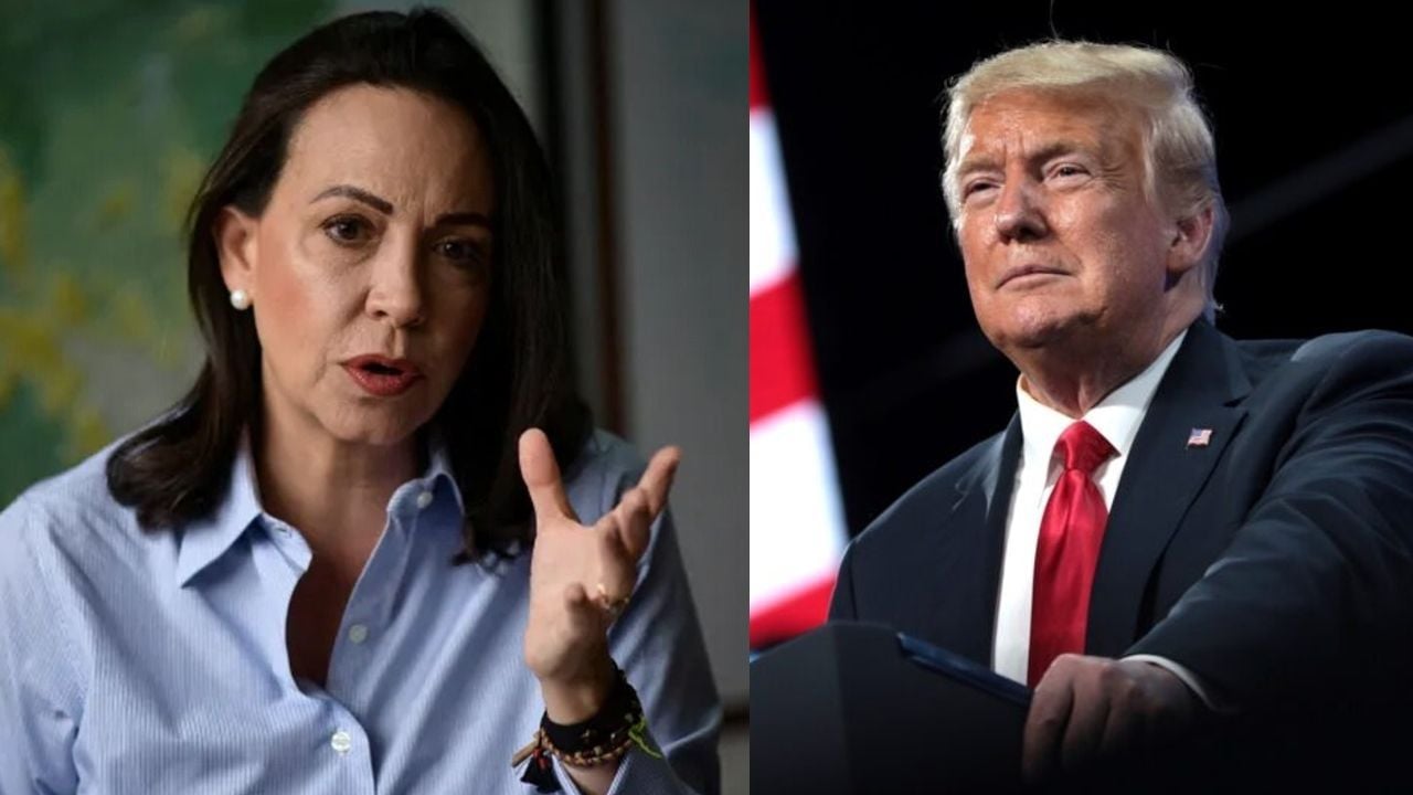 maria corina and trump