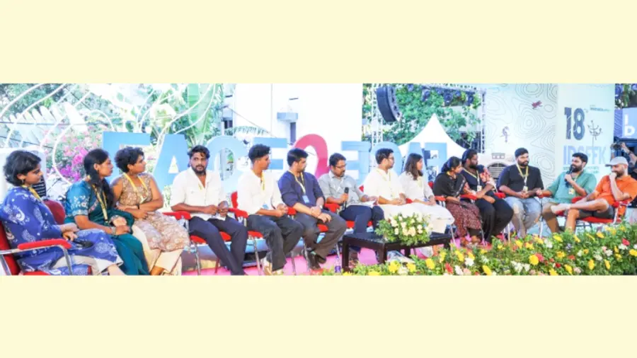 രാജ്യാന്തര ഡോക്യുമെന്ററി, ഹ്രസ്വചലച്ചിത്ര മേളയോടനുബന്ധിച്ചു നടത്തിയ ഫെയ്സ് ടു ഫെയ്സ് പരിപാടിയിൽനിന്ന്