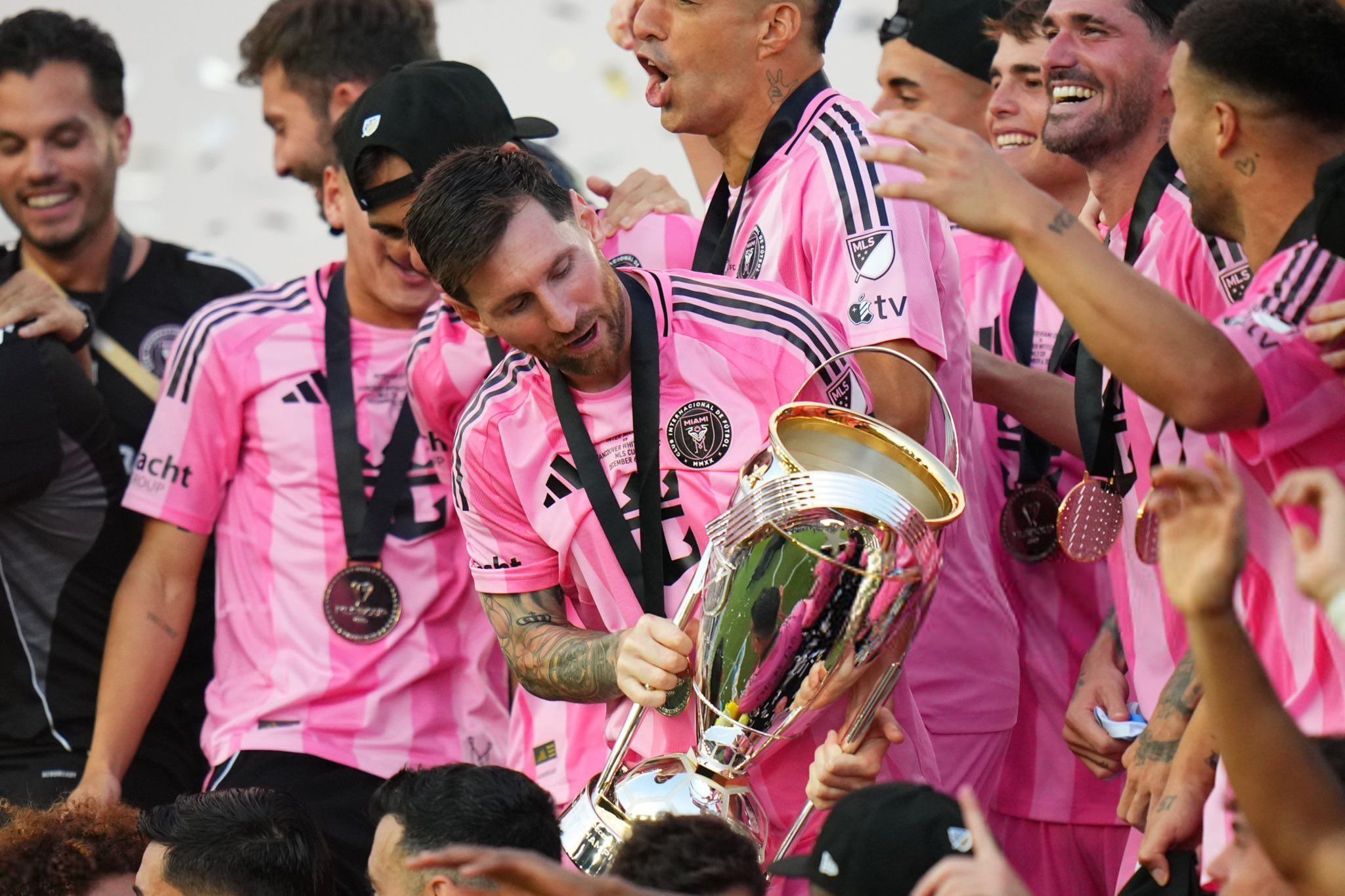 Inter Miami Teammates and Messi