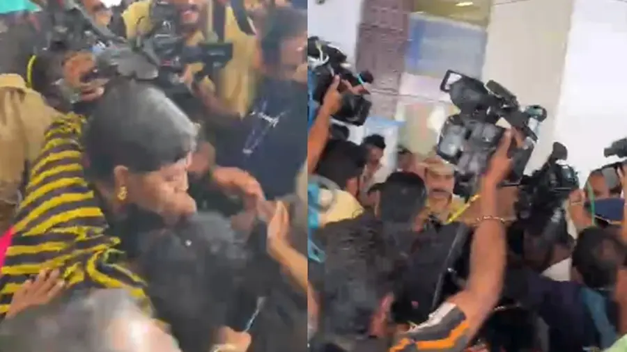 midhun's mother suja's arrival