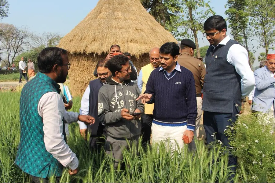 Reviewing the Digital Crop Survey (DCS) Pilot in Bihar on February 24, 2024