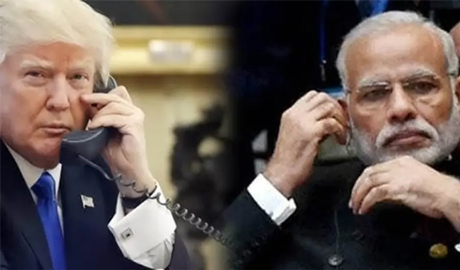 modi trump phone call over trading