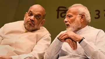 amitshah and modi