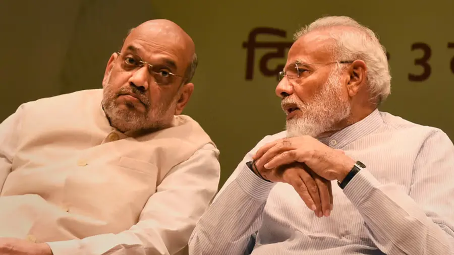 amitshah and modi