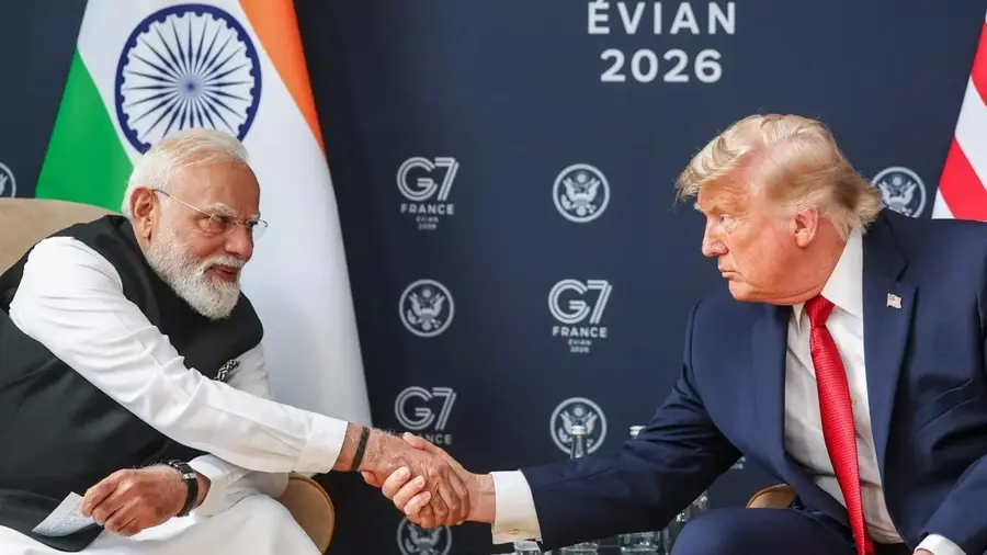 modi trump Image Credit : PTI