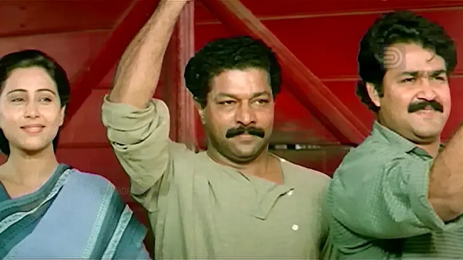 ലാൽസലാമിൽ നടൻ മുരളി മോഹൻലാലിനൊപ്പം 
