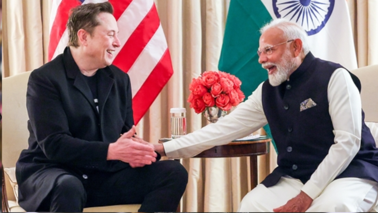 musk modi.