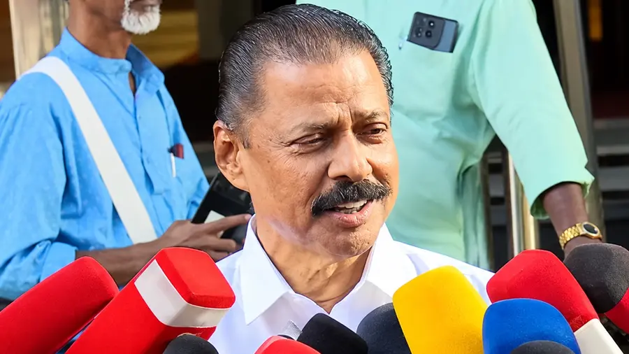 m v govindan press