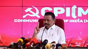 mv govindan press meet