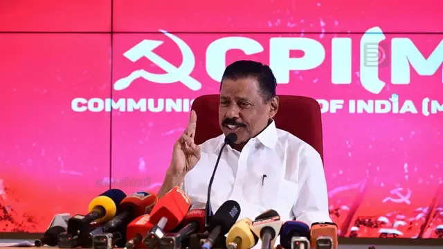 mv govindan press meet