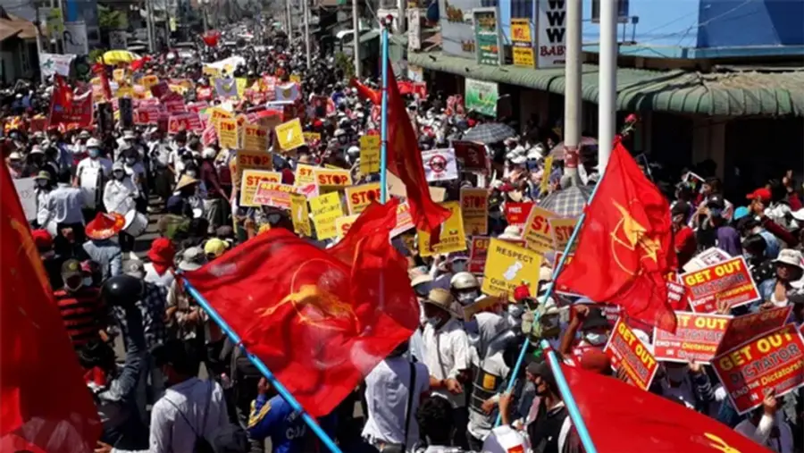 hundreds arrested in myanmar under new election law