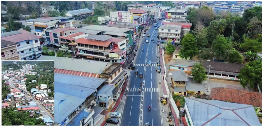 കിഫ്ബി പദ്ധതിയിൽ ഉൾപ്പെടുത്തി നടപ്പാക്കിയ നഗരനവീകരണം