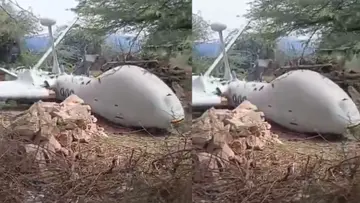 navy uav crash gujarat