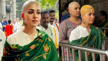 nayanthara tirupati temple visit ai viral photos