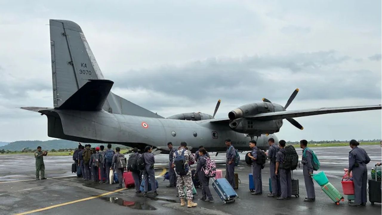 ncc cadets stranded in manipur