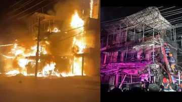 nedumangad fire