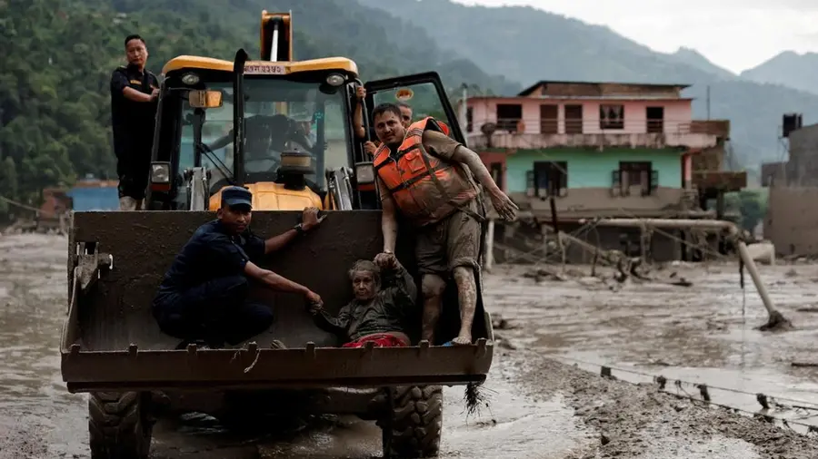 nepal flood