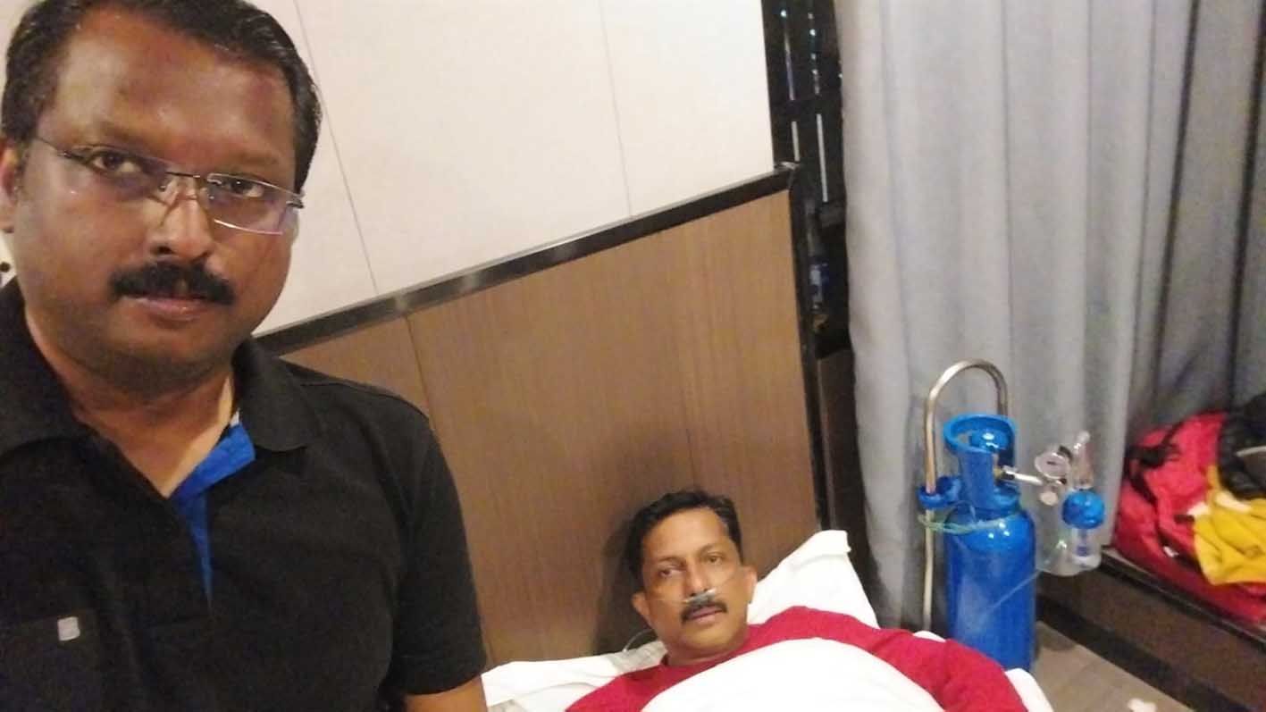 ഡോ. സുജയ് സിദ്ധനും അഭിലാഷും ബേസ് ക്യാമ്പില്‍