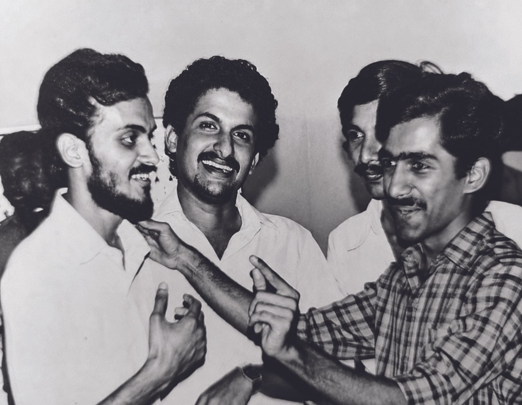 ദൂരദർശനിലെ ആദ്യ ടീം‐ ബൈജു ചന്ദ്രൻ, ശ്യാമപ്രസാദ്‌, സി സാജൻ