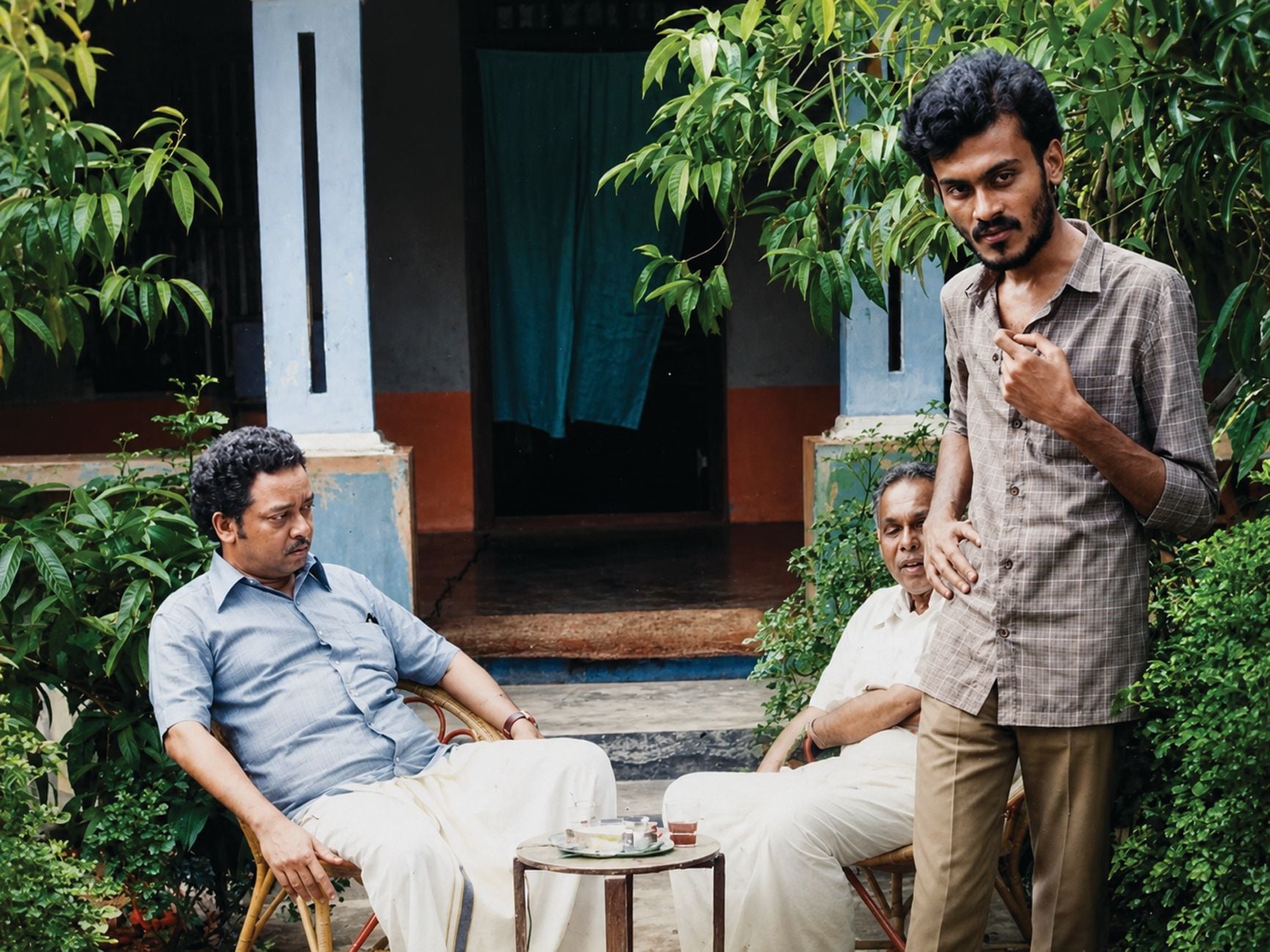 ബൈജു ചന്ദ്രൻ സംവിധാനം ചെയ്‌ത തകഴിയെകുറിച്ചുള്ള ഡോക്യുമെന്ററിയുടെ  ചിത്രീകരണം. അഭിമുഖം നടത്തുന്നത്‌ മലയാറ്റൂർ രാമകൃഷ്‌ണൻ