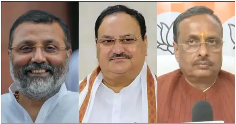 Nishikant Dubey, jp Nadda Dinesh Sharma