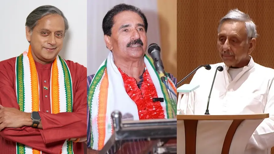 N K Ppremachandran Shashi Tharoor Mani Shankar Aiyar