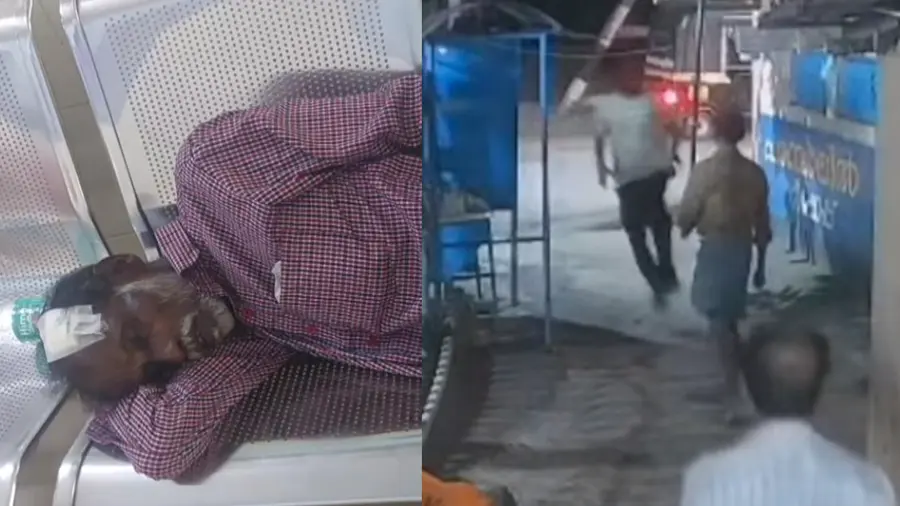 Old Man attacked 