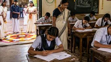 onam celebration and exam same day