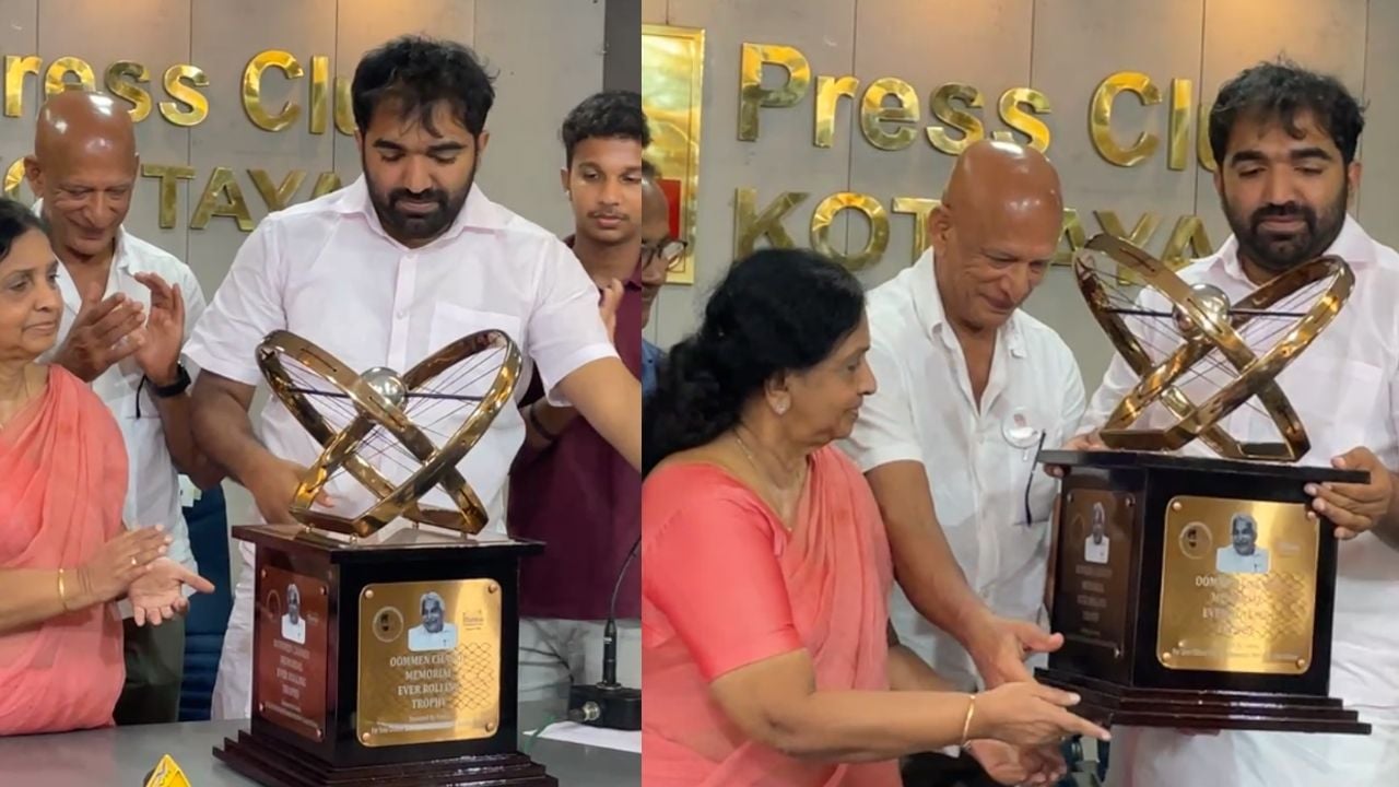 oommen chandy ever rolling trophy