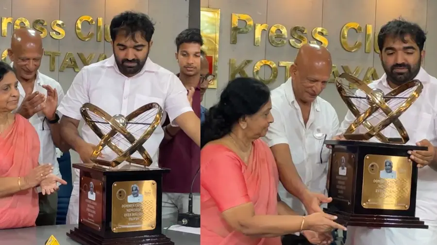 oommen chandy ever rolling trophy