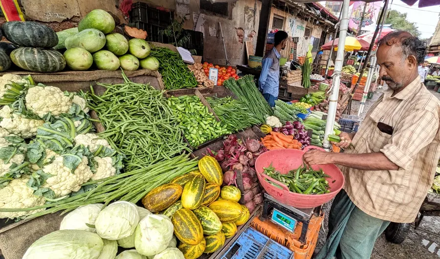 പാളയത്തെ പച്ചക്കറി വിപണിയിൽനിന്ന്